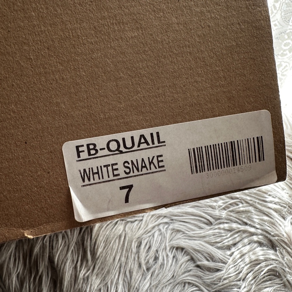 Freebird Quail bootie/sandal in White Snake - Picture 13 of 16